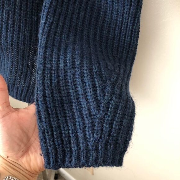 Maje Blue Crewneck pullover sweater size Small - Picture 4 of 6